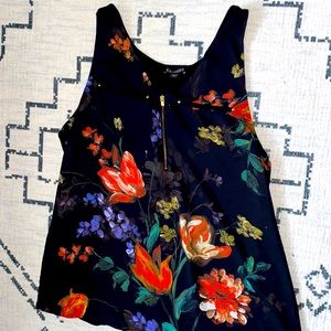 Express large Floral blouse